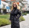 New Reby fekete – Hosszított steppelt női kabát – Innova Fashion